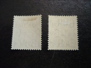 Stamps - GB Offices in Africa - Scott#3-4 - Mint Hinged Part Set of 2 Stamps