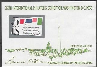 US MNH #797 & 1311 Souvenir Sheets