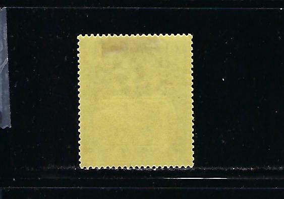 ASCENSION IS. SCOTT #15  1924-33 GEORGE V 4D (BLACK/GRAY,YEL) MINT LIGHT HINGED