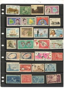 CUBA COLLECTION ON STOCK SHEET MINT/USED