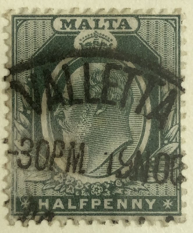 AlexStamps MALTA #21 VF Used SON
