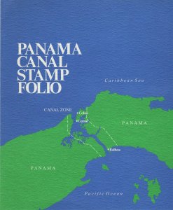 Panama Canal Stamp Folio. Issue By Postal Commemorative Society.   #02 PCF