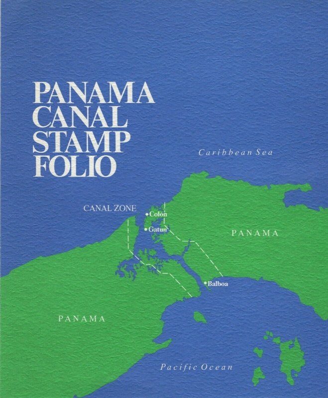 Panama Canal Stamp Folio. Issue By Postal Commemorative Society.   #02 PCF