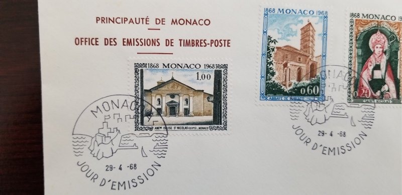 Monaco,  1968 First Day Covers - 12 Unaddressed