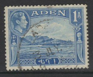 ADEN SG18 1939 1a PALE BLUE FINE USED