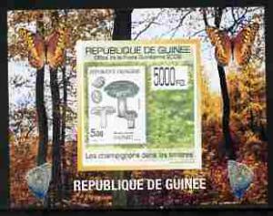 Guinea - Conakry 2009 Fungi on Stamps #5 individual imper...