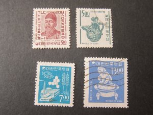 Korea 1965 Sc 519,21-3 FU