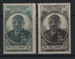 FRENCH INDIA  210-211  MINT HINGED