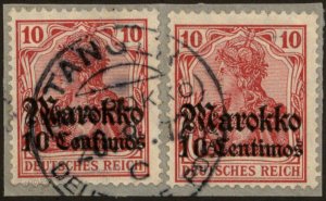 Germany 1911 TANGER c Tangiers Morocco Marokko USED 102523