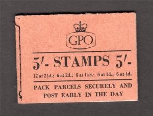 5/- BOOKLET JULY 1955 Cat £125