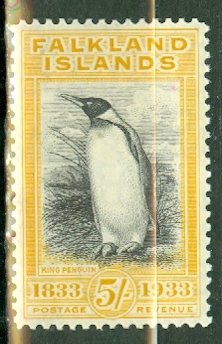 JA: Falkland Islands 74 mint CV $950