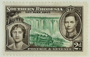 AlexStamps SOUTHERN RHODESIA #39 VF Mint 