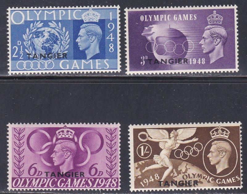 Great Britian - Tangier # 527-530, Olympic Games, VLH, 1/3 Cat.