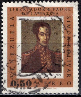 Venezuela 1966; Sc. # C944; Used Single Stamp