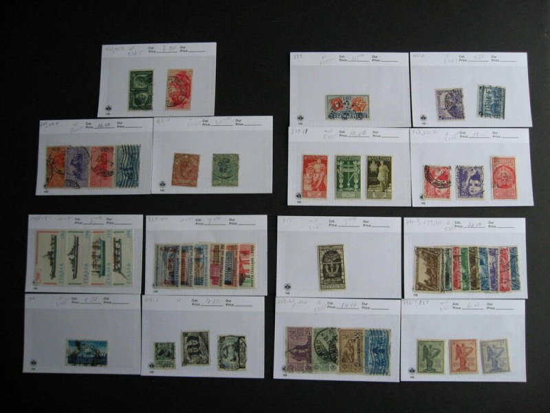 ITALY collection of better old stuff in sales cards PLZ Read Desc 