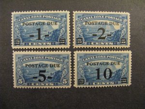 Canal Zone #J21-4 Mint Hinged OG p2402.3758