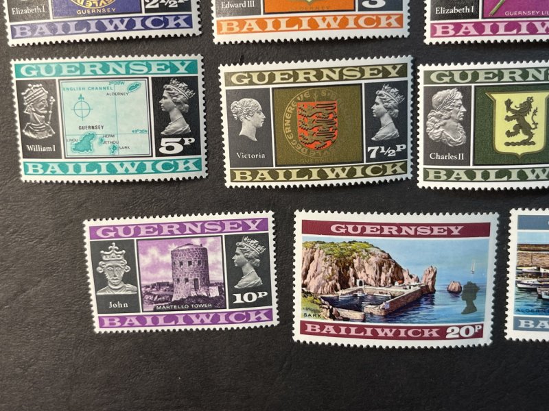 GUERNSEY # 41-55-MINT NEVER/HINGED--COMPLETE SET--1971