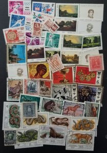 USSR Russia Stamp Lot Used CTO Soviet Union T6179