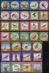 Kuwait 1973, Birds 32v, MNH