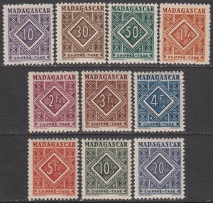 Madagascar J31-J40 MH CV $5.40