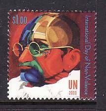 United Nations New York-Sc#996- id8-unused NH set-Gandhi-2009-