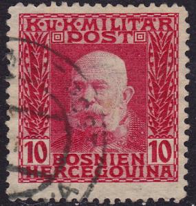 Bosnia & Herzegovina - 1912 - Scott #70 - used - Franz Josef