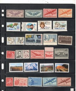 US AIRMAIL COLLECTION ALL MINT