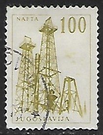 Yugoslavia # 639 - Oil-well - used....{Gn13}