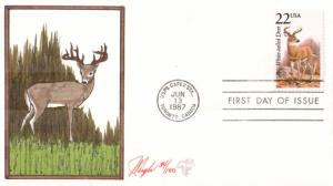 #2317 White-tailed Deer Pugh FDC