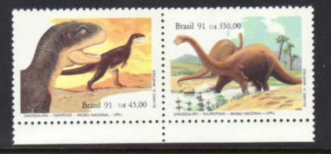 Brazil Dinosaurs 2318-2319 MNH VF  