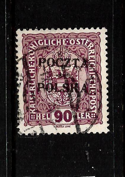 POLAND  1919  90h   RED/ VIOLET  FU  Sc 50