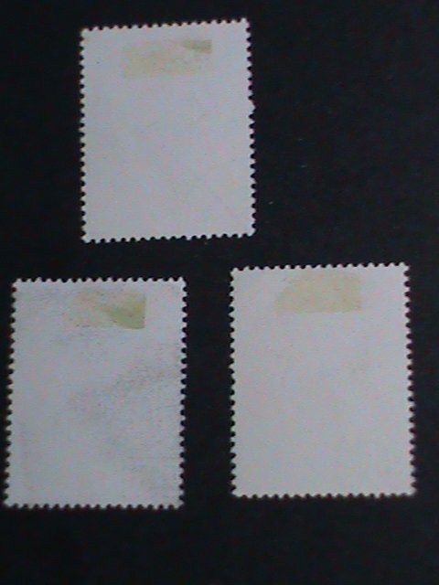 ​CHINA -1963-SC#  713-5 RARE GOLDEN HAIR MONKIES CTO-OGH VERY FINE RARE