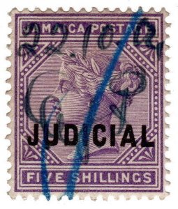 (I.B) Jamaica Revenue : Judicial 5/- (1898)