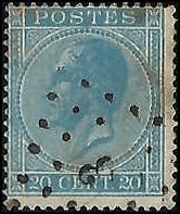 BELGIUM   #19 USED (1)