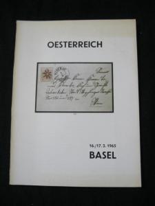 ROBSON LOWE AUCTION CATALOGUE 1965 OESTERREICH