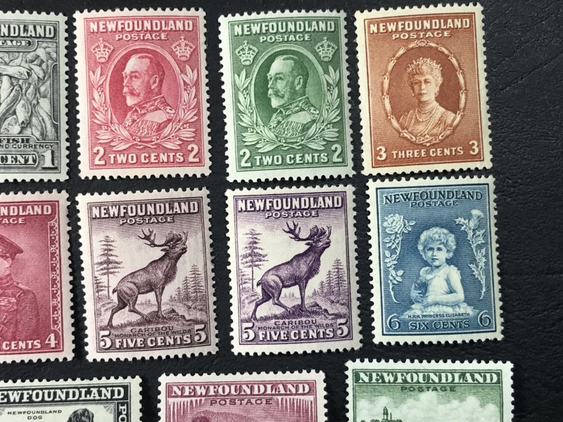 NEW FOUNDLAND # 183-199-MINT/HINGED------COMPLETE SET------1932-37