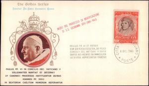 Vatican City, Worldwide First Day Cover