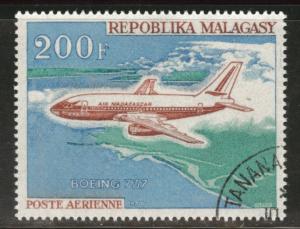 Madagascar Malagasy Scott C96 used CTO 1970 Boeing 737