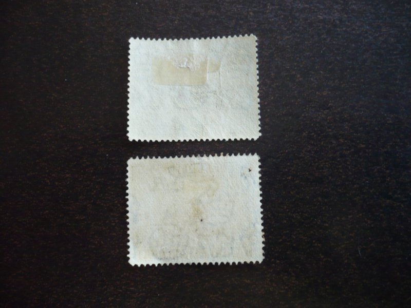 Stamps - Kenya Uganda Tang.- Scott#47,52-Used & Mint Hinged Part Set of 2 Stamps