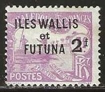 Wallis & Futuna J9, mint, hinged,  1927.  (f307)