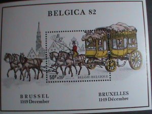 ​BELGIUM STAMP-1982 SC#B1021 BELGICA'82 STAMP SHOW-BRUSSEL -MNH SHEET VF