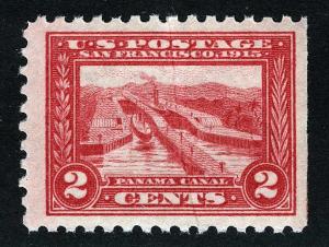 US Sc 402 Carmine 2¢ Pan-Pacific MNH Original Gum PRE_PRINT fold/crease