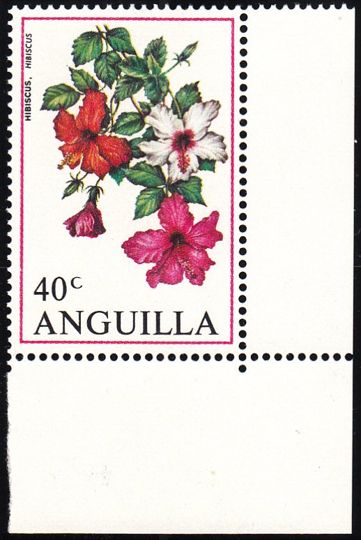 Anguilla 1970 MNH Sc #89 40c Hibiscus Flowers