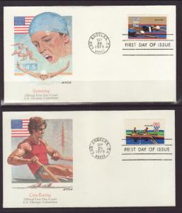 US 1791-1794 Olympics 1979 Fleetwood S/4 U/A FDC