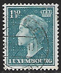 Luxembourg # 255 - Grand Duchesse Charlotte - 1.50F - used...(KlGr)
