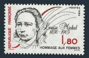 France 2000,MNH.Michel 2540. Louise Michel,1830-1905,anarchist,1986.