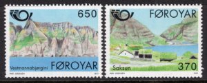 Faroe Islands 226-227 MNH VF