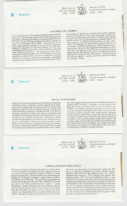 FDC Set 16 First Day Covers # 2624 a-d - 2629 a Voyages of Columbus Fleetwood