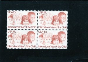 1772 Year of the Child, MNH blk/4