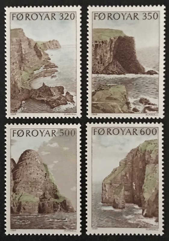 Faroe Islands 1989 #197-200, MNH, CV $6.15